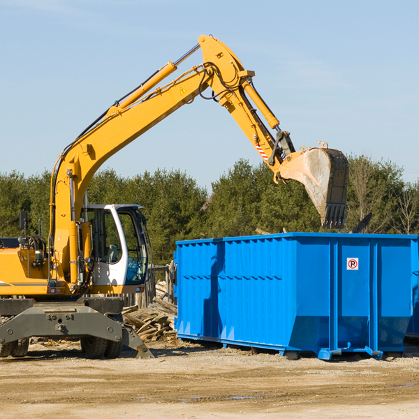 what are the rental fees for a residential dumpster in Winn MI